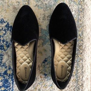 Birdies Heron Black Suede Loafers